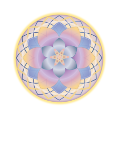 Imagen digital de mandala solar